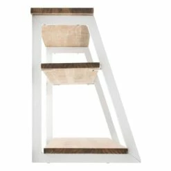 Meilleure vente ???? Étagère Polygonal Ascendant 160x35x47cm Blanc – 2 Supports Industriel ???? 3 Meilleure vente ???? Étagère Polygonal Ascendant 160x35x47cm Blanc – 2 Supports Industriel ???? -Buffets Shop etagere polygonal ascendant 160x35x47cm blanc 2 supports industriel 04