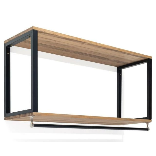 Étagère Portemanteau Icub Style Industriel 30x100x55cm Noir-Vieilli Offres ???? Étagère Portemanteau Icub Style Industriel 30x100x55cm Noir-Vieilli ✔️ -Buffets Shop etagere portemanteau icub style industriel 30x100x55cm noir vieilli 01