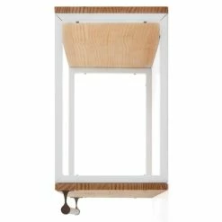 Le moins cher ???? Étagère Portemanteau Icub Style Scandinave 30x100x55cm Blanc-Naturel ???? -Buffets Shop etagere portemanteau icub style scandinave 30x100x55cm blanc naturel 03