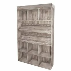 Bon marché 🤩 Etagère Présentation Bouteilles Héritage 116x31x200 Cm 💯