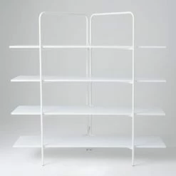 Top 10 ???? Etagere Symira Structure Blanche 4 Tablettes Blanches L170 X H 170 Cm ????