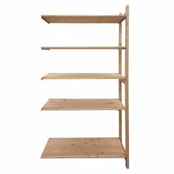 Remise 🧨 Kit Suivant étagère Bois 5 Niveaux L100 X P40 X H210 Cm 👏