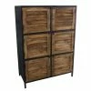 Le moins cher ???? Meuble Avec Casiers Bois Ciré 80 X 40 X 112 ????