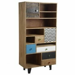 De gros 🥰 Meuble Bibliothèque En Manguier 80x40x157 ⭐