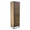 Coupon ???? Meuble Ciré 1 Porte Persienne Avec Crémones L58 X P47 X H205 ????