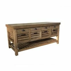 Bon marché ???? Meuble Ciré 8 Caisses + 8 Tiroirs 183x80x85 ⭐