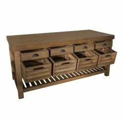 Bon marché ???? Meuble Ciré 8 Caisses + 8 Tiroirs 183x80x85 ⭐ -Buffets Shop meuble cire 8 caisses 8 tiroirs 183x80x85 06