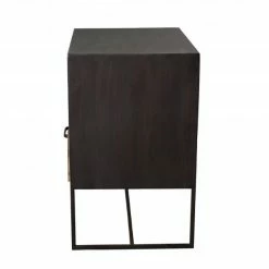 Grosses soldes ???? Meuble Industriel Noir Et Ciré Avec 1 Tiroir L48 X P38 X H 58 ???? -Buffets Shop meuble industriel noir et cire avec 1 tiroir l48 x p38 x h 58 03