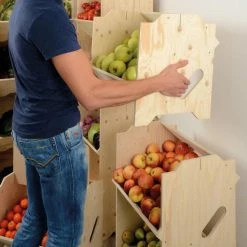 Budget ???? Présentoir Bois IZZIBOX© En MDF - 4 Modules Emboitables ???? 9 Budget ???? Présentoir Bois IZZIBOX© En MDF - 4 Modules Emboitables ???? -Buffets Shop presentoir bois izziboxc en mdf 4 modules emboitables 04