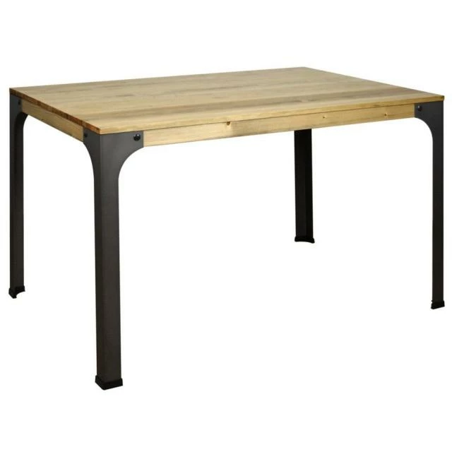 Coupon ???? Table Bar Ou Salle à Manger Bristol. Style Industriel Vintage 80x120x75 Cm. ???? 2 Coupon ???? Table Bar Ou Salle à Manger Bristol. Style Industriel Vintage 80x120x75 Cm. ???? – Image 2