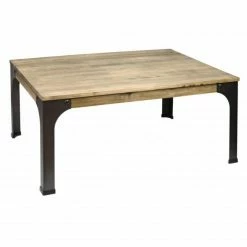 Les meilleures critiques de ???? Table Basse Bristol. Style Industriel Vintage Bois Et Métal. 115X59 Cm ????