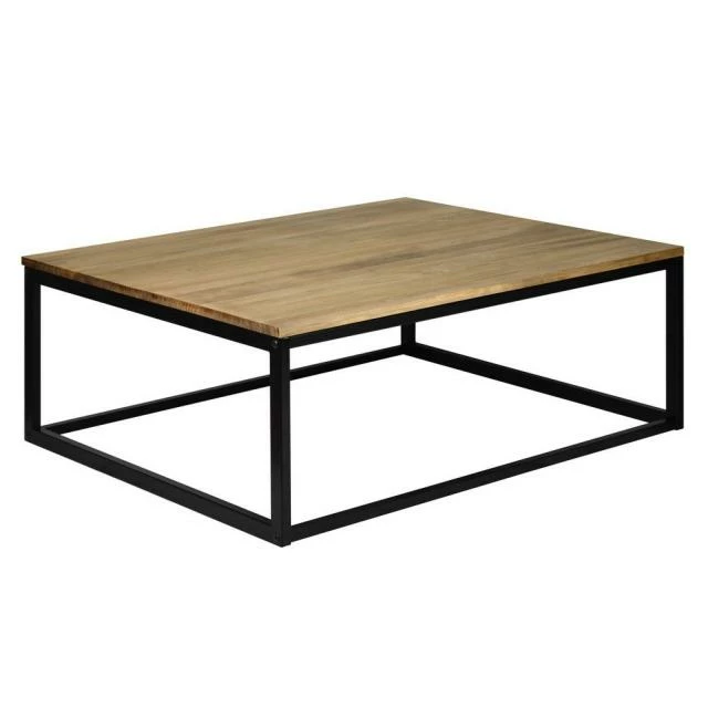 Table basse Icub. Style industriel vintage 120x80x37 cm. Noir Offres ???? Table Basse Icub. Style Industriel Vintage 120x80x37 Cm. Noir ???? -Buffets Shop table basse icub style industriel vintage 120x80x37 cm noir 1