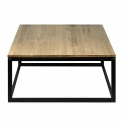 Vente flash ???? Table Basse Icub. Style Industriel Vintage Bois Et Métal 100x80x37 Cm. Noir ???? -Buffets Shop table basse icub style industriel vintage bois et metal 100x80x37 cm noir 3