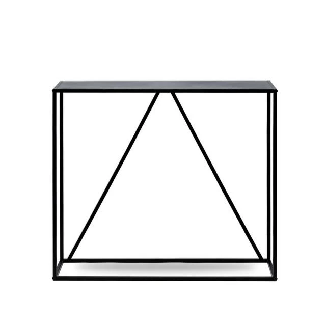 Table console noire design industriel moderne en métal 90x30x80 cm Budget ???? Table Console Noire Design Industriel Moderne En Métal 90x30x80 Cm ???? -Buffets Shop table console noire design industriel moderne en metal 90x30x80 cm 04
