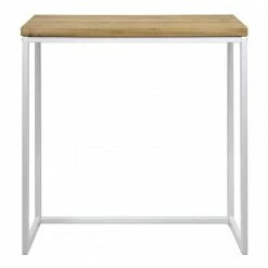 Tout neuf ???? Table D'entree – Console - Industriel Vintage Bois Et Métal 120x30x80 Cm Blanc ????
