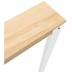 De gros ???? Table Haute Mange Debout Lunds 39x110x110cm Métal Blanc-plateau Bois Naturel. ???? 3 De gros ???? Table Haute Mange Debout Lunds 39x110x110cm Métal Blanc-plateau Bois Naturel. ???? -Buffets Shop table haute mange debout lunds 39x110x110cm metal blanc plateau bois naturel 04