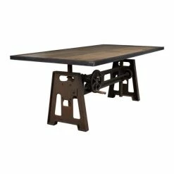 Vente flash ✔️ Table Indus Transformable 2m 200 X 100 X 101cm ???? -Buffets Shop table indus transformable 2m 200 x 100 x 101cm 03