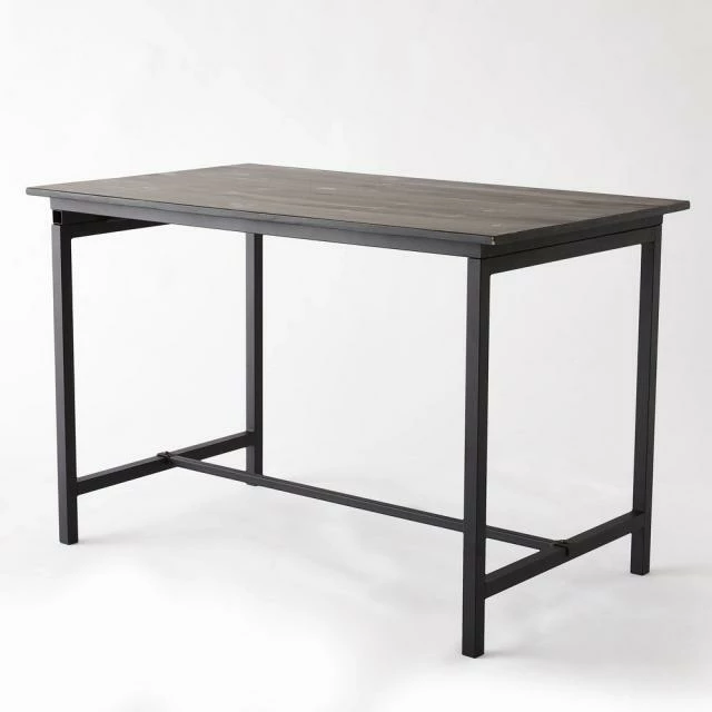 Table industrielle L119 x P70 x H75 cm bois noir Top 10 ???? Table Industrielle L119 X P70 X H75 Cm Bois Noir ???? -Buffets Shop table industrielle l119 x p70 x h75 cm bois noir 01