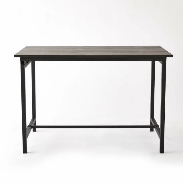 Table industrielle L119 x P70 x H75 cm bois noir Top 10 ???? Table Industrielle L119 X P70 X H75 Cm Bois Noir ???? -Buffets Shop table industrielle l119 x p70 x h75 cm bois noir 02