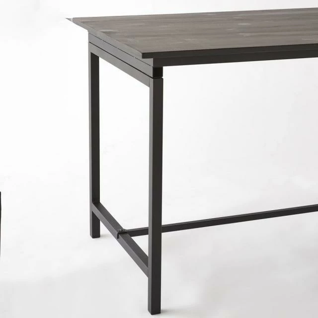 Table industrielle L119 x P70 x H75 cm bois noir Top 10 ???? Table Industrielle L119 X P70 X H75 Cm Bois Noir ???? -Buffets Shop table industrielle l119 x p70 x h75 cm bois noir 05