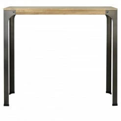 Nouveau 🎁 Table Mange Debout Bristol- Industriel Vintage Bois Et Métal 59x115x108h. Cm ⌛