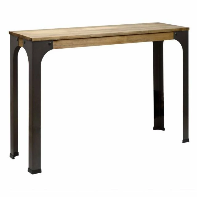 Remise ???? Table Mange Debout Bristol - Industriel Vintage Bois Et Métal Bristol 110X39 Cm ???? 2 Remise ???? Table Mange Debout Bristol - Industriel Vintage Bois Et Métal Bristol 110X39 Cm ???? – Image 2