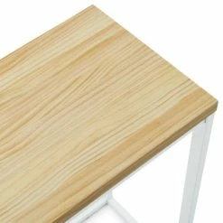 Meilleure affaire ???? Table Mange Debout Icub – Style Scandinave 30x120x110cm Blanc ✔️ -Buffets Shop table mange debout icub style scandinave 30x120x110cm blanc 04