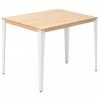 Les meilleures critiques de ???? Table Mange Debout Lunds 80X120x110cm Métal Blanc-naturel. ????