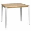 De gros ???? Table Mange Debout Lunds 80X140x110cm Métal Blanc-vieilli. ????