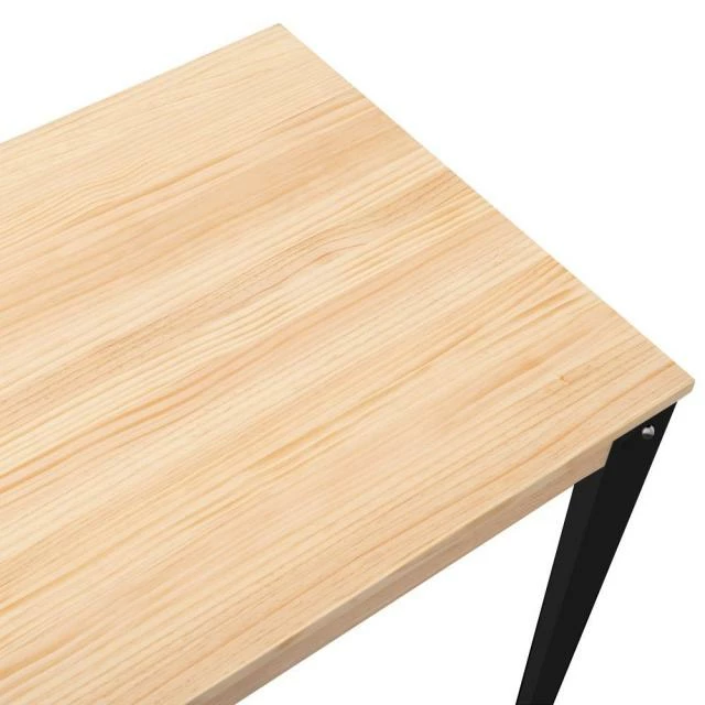 Meilleur prix ???? Table Mange Debout Lunds 80X160x110cm Métal Noir-naturel. ✔️ 3 Meilleur prix ???? Table Mange Debout Lunds 80X160x110cm Métal Noir-naturel. ✔️ – Image 3