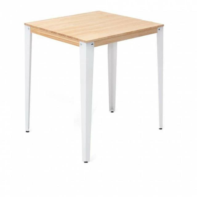 Le moins cher ???? Table Mange Debout Lunds 80X80x110cm Blanc-plateau Bois Finition Naturel. ???? 1 Le moins cher ???? Table Mange Debout Lunds 80X80x110cm Blanc-plateau Bois Finition Naturel. ????