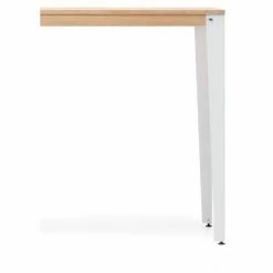 Le moins cher ???? Table Mange Debout Lunds 80X80x110cm Blanc-plateau Bois Finition Naturel. ???? 8 Le moins cher ???? Table Mange Debout Lunds 80X80x110cm Blanc-plateau Bois Finition Naturel. ???? -Buffets Shop table mange debout lunds 80x80x110cm blanc plateau bois finition naturel 04