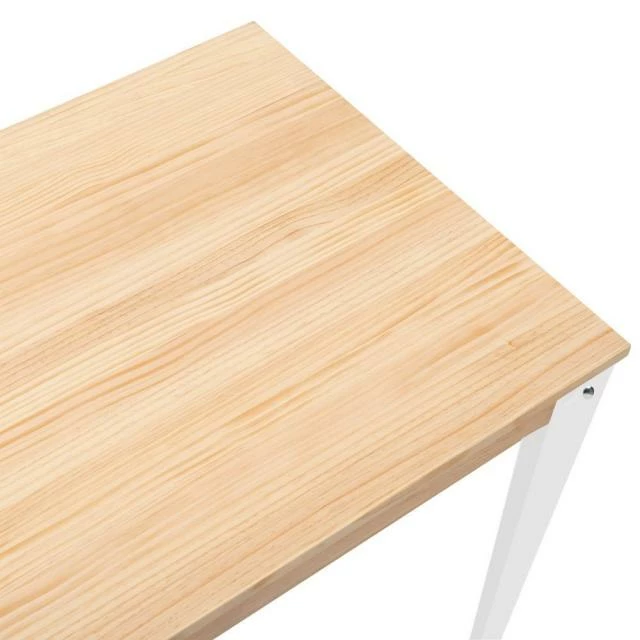Le moins cher ???? Table Mange Debout Lunds 80X80x110cm Blanc-plateau Bois Finition Naturel. ???? 5 Le moins cher ???? Table Mange Debout Lunds 80X80x110cm Blanc-plateau Bois Finition Naturel. ???? – Image 5