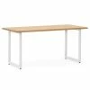 Bon marché ???? Table Salle A Manger ICub Strong ECO 80x120x75 Cm Blanc – Naturel ????