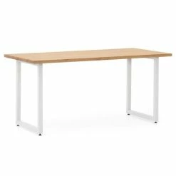 Remise ???? Table Salle A Manger ICub Strong ECO 80x140x75 Cm Blanc – Naturel ????