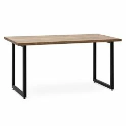 Tout neuf ???? Table Salle A Manger ICub Strong ECO 80x140x75 Cm Noir Effect-Vintage ????