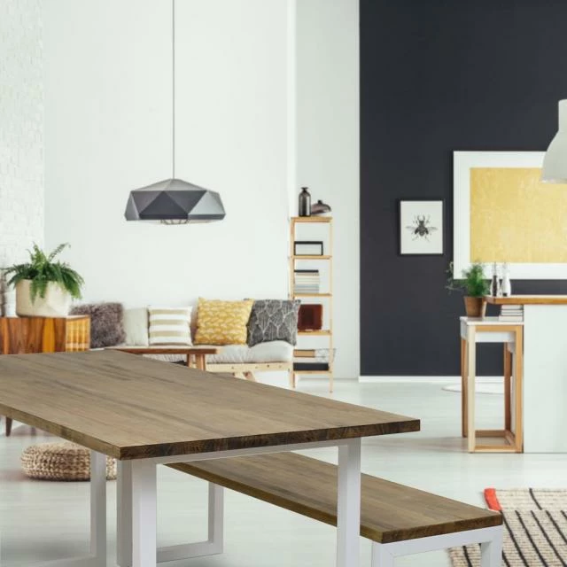 Table Salle a Manger iCub Strong ECO 80x160x75 cm Blanc Effect-Vintage Nouveau ???? Table Salle A Manger ICub Strong ECO 80x160x75 Cm Blanc Effect-Vintage ???? -Buffets Shop table salle a manger icub strong eco 80x160x75 cm blanc effect vintage 4