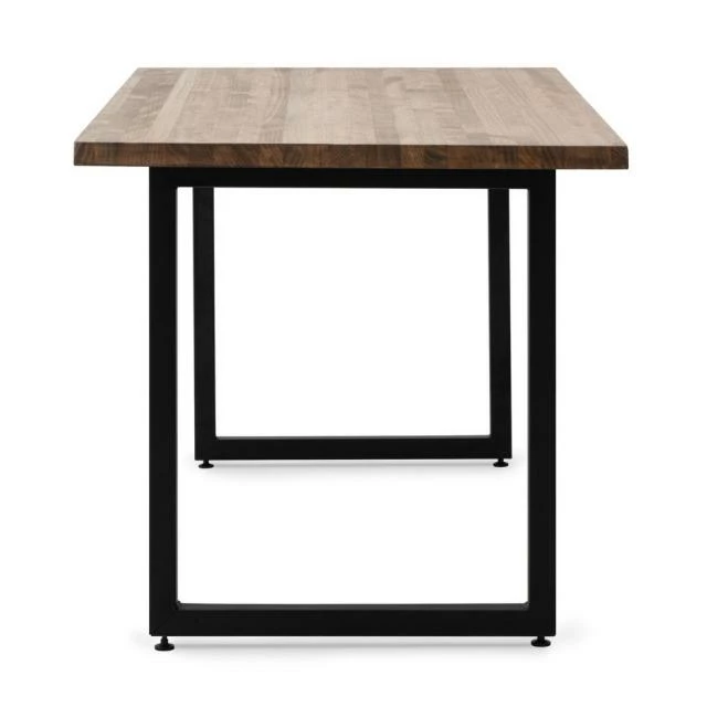 Nouveau ❤️ Table Salle A Manger ICub Strong ECO 80x180x75 Cm Noir Effect-Vintage 🔥 – Image 4