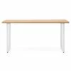 Offres ???? Table Salle A Manger ICub Strong ECO 80x200x75 Cm Blanc Effect-Vintage ????
