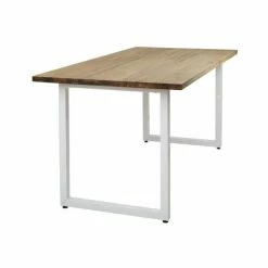 Offres ???? Table Salle A Manger ICub Strong ECO 80x200x75 Cm Blanc – Naturel ???? -Buffets Shop table salle a manger icub strong eco 80x200x75 cm blanc naturel 3