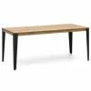 Meilleure affaire ???? Table Salle à Manger Lunds 140x80x75cm Anthracite-Vieilli ????
