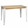 Top 10 ???? Table Salle à Manger Lunds 140x80x75cm Métal Blanc-vieilli ????