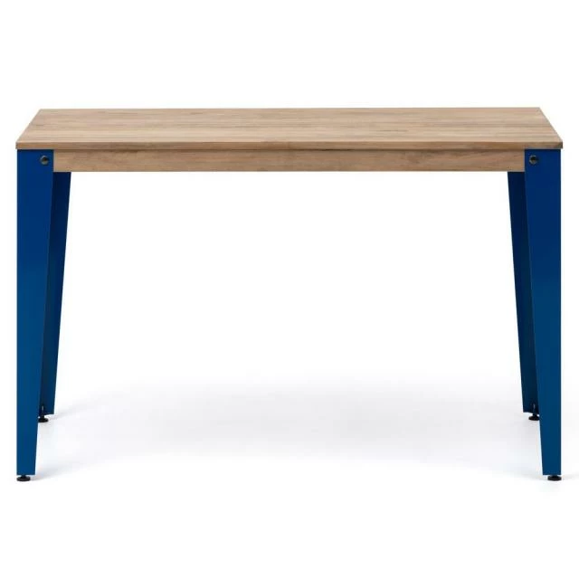 Promo ???? Table Salle à Manger Lunds 160x90x75cm Bleu-Vieilli ⭐ 2 Promo ???? Table Salle à Manger Lunds 160x90x75cm Bleu-Vieilli ⭐ – Image 2