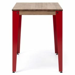 Budget ???? Table Salle à Manger Lunds 160x90x75cm Rouge-Vieilli ???? 2 Budget ???? Table Salle à Manger Lunds 160x90x75cm Rouge-Vieilli ???? -Buffets Shop table salle a manger lunds 160x90x75cm rouge vieilli 03