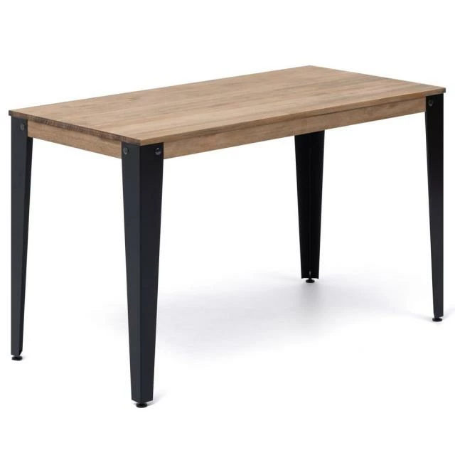 Table salle à manger Lunds 180x80x75cm Noir-Vieilli Promo ???? Table Salle à Manger Lunds 180x80x75cm Noir-Vieilli ❤️ -Buffets Shop table salle a manger lunds 180x80x75cm noir vieilli 01