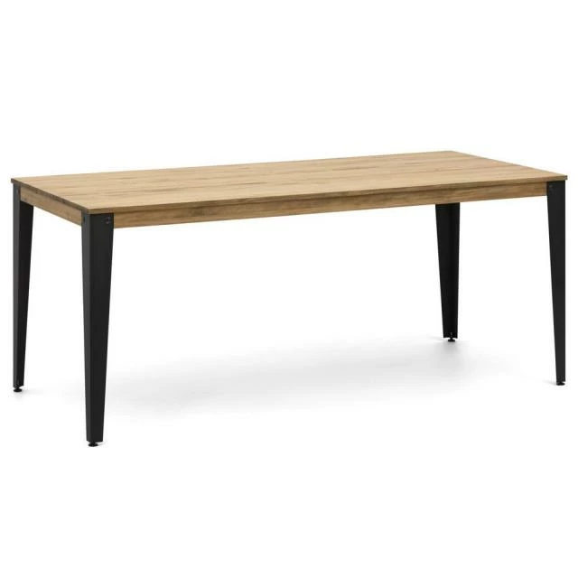 Meilleur prix ⌛ Table Salle A Manger Lunds 180x90x75cm Anthracite-Vieilli ???? 1 Meilleur prix ⌛ Table Salle A Manger Lunds 180x90x75cm Anthracite-Vieilli ????