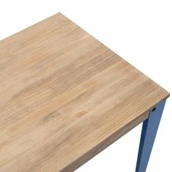 Le moins cher ???? Table Salle à Manger Lunds 180x90x75cm Bleu-Vieilli ???? 9 Le moins cher ???? Table Salle à Manger Lunds 180x90x75cm Bleu-Vieilli ???? -Buffets Shop table salle a manger lunds 180x90x75cm bleu vieilli 05
