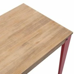 Budget ???? Table Salle à Manger Lunds 180x90x75cm Rouge-Vieilli ???? -Buffets Shop table salle a manger lunds 180x90x75cm rouge vieilli 06