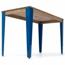 Vente flash ???? Table Salle à Manger Lunds 60x110x75cm Bleu-Vieilli. ???? 8 Vente flash ???? Table Salle à Manger Lunds 60x110x75cm Bleu-Vieilli. ???? -Buffets Shop table salle a manger lunds 60x110x75cm bleu vieilli 04