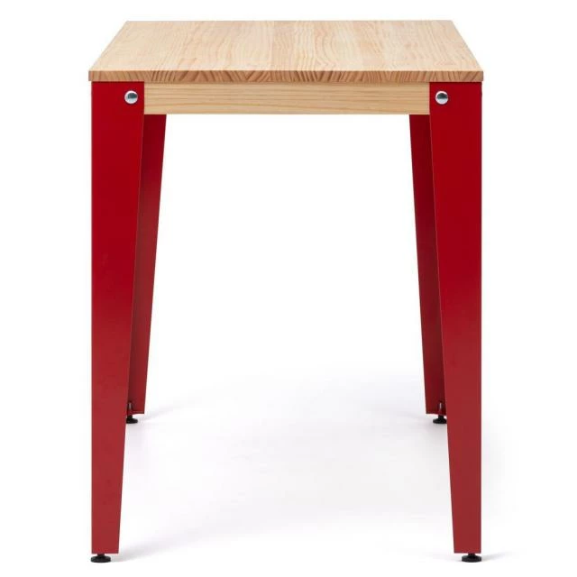 Table salle à manger Lunds 80x160x75cm rouge-plateau bois finition naturel Nouveau ???? Table Salle à Manger Lunds 80x160x75cm Rouge-plateau Bois Finition Naturel ???? -Buffets Shop table salle a manger lunds 80x160x75cm rouge plateau bois finition naturel 03